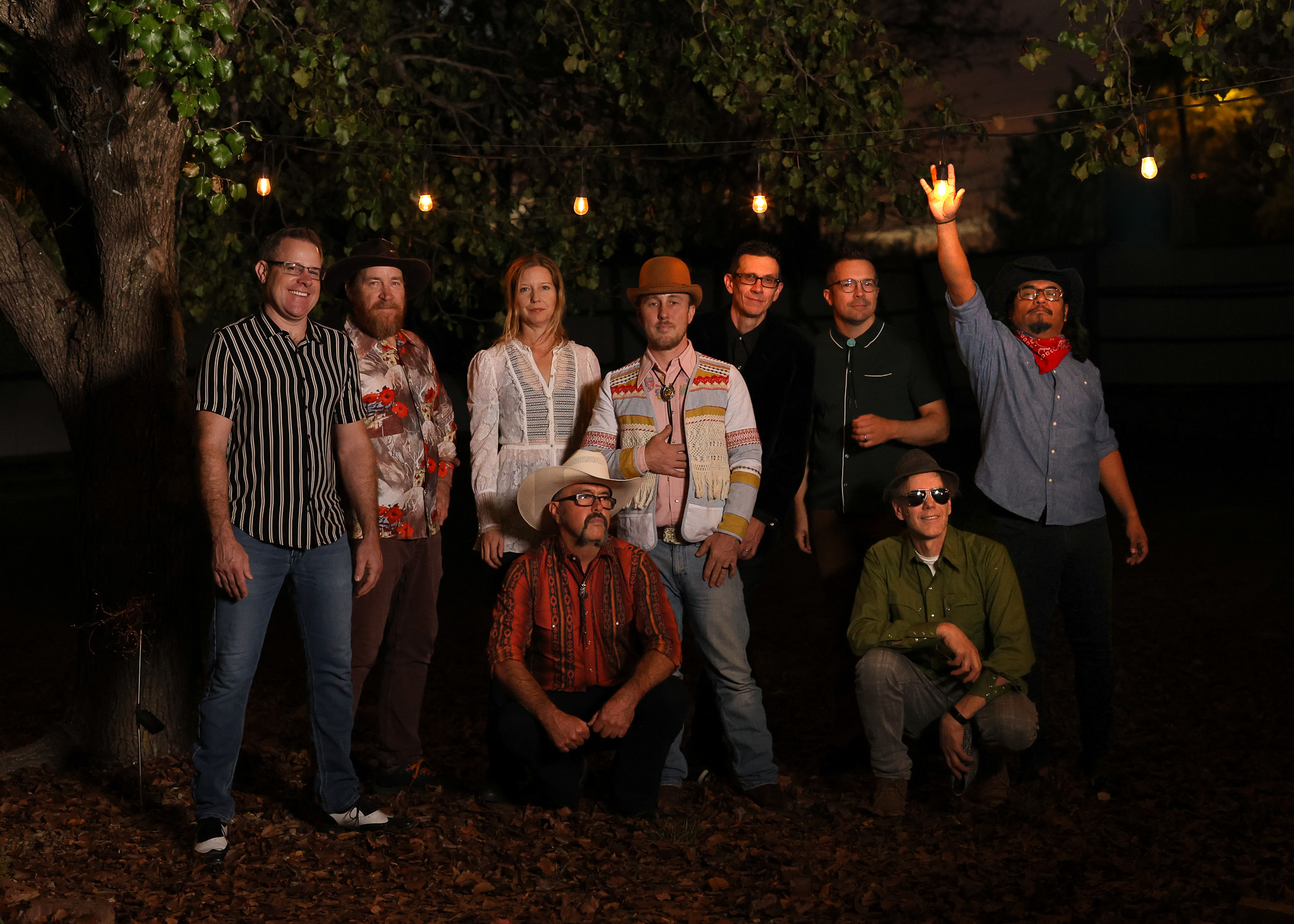 The Shoaldiggers group portrait at 2 Witches Brewery, Danville VA